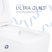Qtap Gemini Унітаз підвісний Ultra Quiet 530×365×373 мм, White, із сидінням Slim Duroplast/Soft-close/Quick