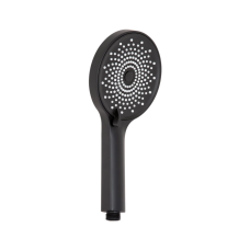 Лійка для ручного душу Qtap Rucni округла 120 мм QTRUC125BLM45776 Black Matt