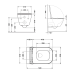 Qtap Gemini Унітаз підвісний Ultra Quiet 530×365×373 мм, White, із сидінням Slim Duroplast/Soft-close/Quick