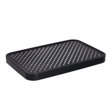 Лійка для верхнього душу Qtap Hlavova 330х220 мм прямокутна Black Matt