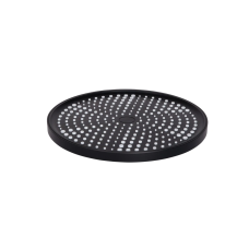 Лійка для верхнього душу Qtap Hlavova D 250 мм округла Black Matt