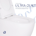 Qtap Robin Унитаз подвесной Ultra Quiet 520×365×365 мм, White, с сиденьем Slim Duroplast / Soft-close / Quick Release QT13332381AW