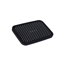 Лійка для верхнього душу Qtap Hlavova 300x200 мм прямокутна Black Matt