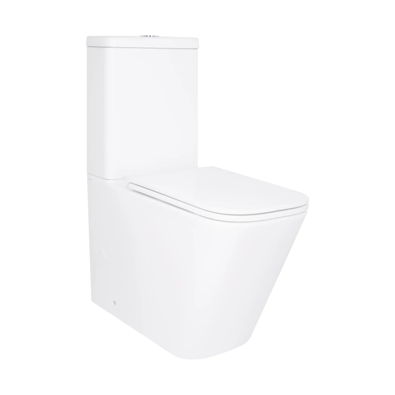 Qtap Tern Унітаз підлоговий Ultra Quiet 610×365×825 мм, White, із сидінням Slim Duroplast/Soft-close/Quick R