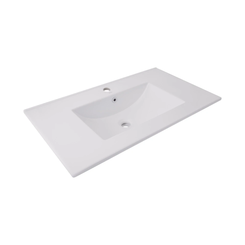 Qtap Albatross Раковина врізна меблева 820x460x180 мм, White, прямокутна, без донного клапана QT01113080