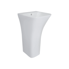 Qtap Crow Раковина-моноблок підлогова 445x420x840 мм, White, без донного клапана QT0511G315WN