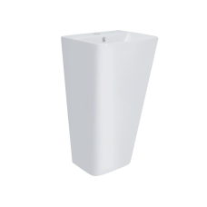 Qtap Tern Раковина-моноблок підлогова 440x380x830 мм, White, без донного клапана QT1711G302WN