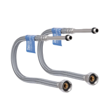 Thermo Alliance Standart Шланг для під“єднання змішувача (пара) 100 см NYLON M10x1/2“ В довгу голку TAS386W100