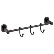 Qtap Liberty Тримач для рушника 3 гачки 365 мм QTLIBBLM1154-3 Black