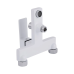Qtap Gemini Змішувач для ванни Chrome/White (k35) з душовим гарнітуром QTGEM259CRW45683