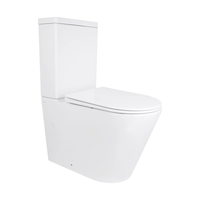 Qtap Swan Унітаз підлоговий Ultra Quiet 640×360×835 мм, White, із сидінням Slim Duroplast/Soft-close/Quick R