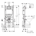 JESS Rimless унітаз підвісний, сидіння Slim slow-closing, 458.126.00.1 Geberit Duofix інсталяція для унітазу,
