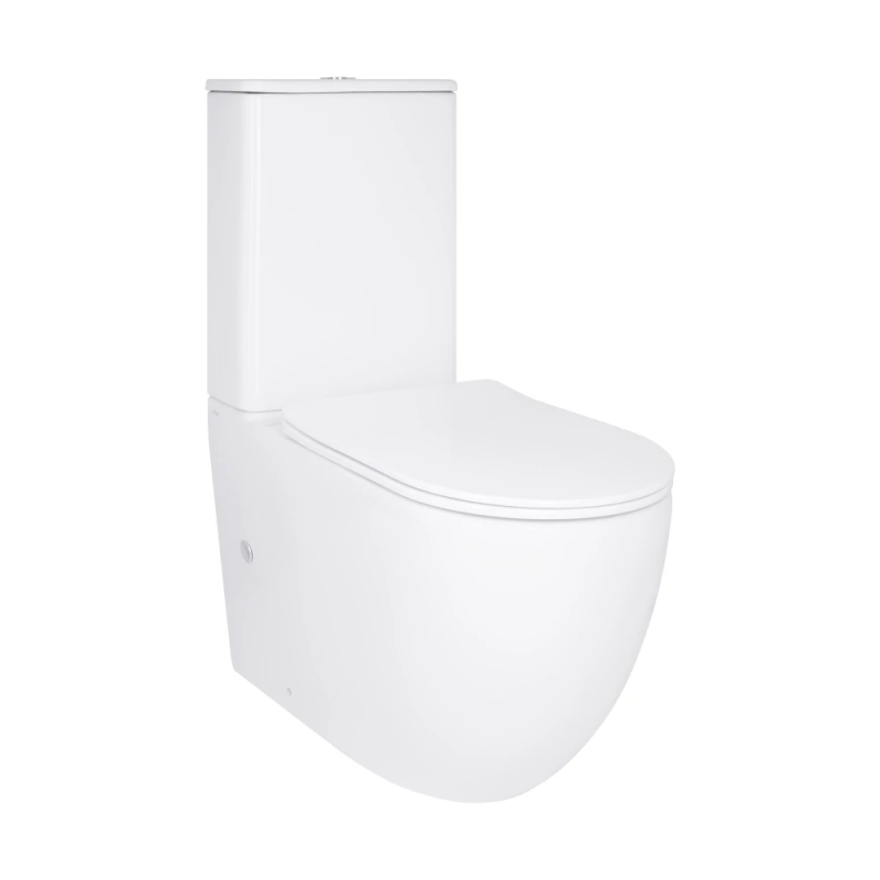 Qtap Robin New Унітаз підлоговий Ultra Quiet 660×360×855 мм, White, із сидінням Slim Duroplast/Soft-close/Qu