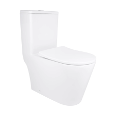 Qtap Swan Унітаз-моноблок підлоговий Ultra Quiet 680×360×813 мм, White, із сидінням Slim Duroplast/Soft-close