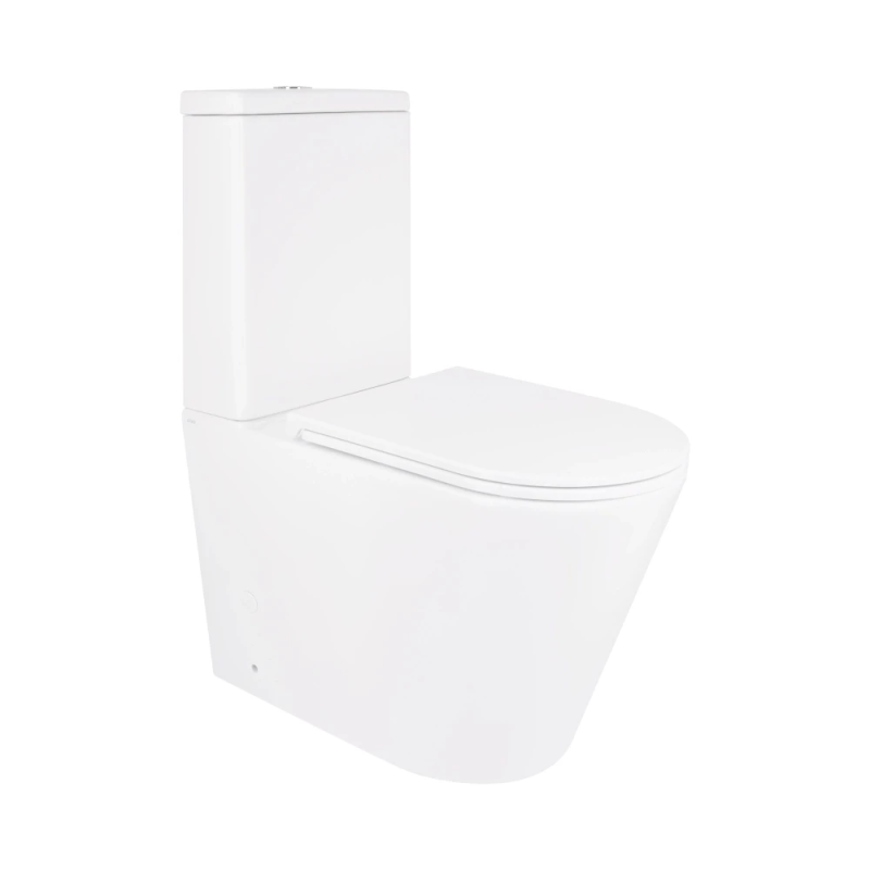 Qtap Scorpio Унітаз підлоговий Ultra Quiet 675×365×865 мм, White, із сидінням Slim Duroplast/Soft-close/Quic