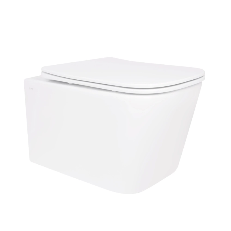 Qtap Crow Унітаз підвісний Ultra Quiet 520×360×290 мм, White, із сидінням Slim Duroplast/Soft-close/Quick R