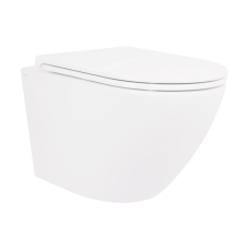 Унітаз підвісний Robin Rimless 490x370x360 мм, White, із сидінням Slim Durop/Soft-close/Quick Release Qtap