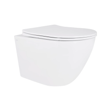 Унітаз підвісний Robin Ultra Quiet 490x365x325 мм, White, із сидінням Slim Duropla/ Soft-close/Quick Release Qtap