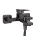 Qtap Gemini Змішувач для ванни Gunmetal Black PVD (k35) з душовим гарнітуром QTGEM259GMB45684