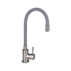 Lidz Aria 015F3 Змішувач для кухні Grey (k35) з гнучким виливом LDARI015F3GRE43363