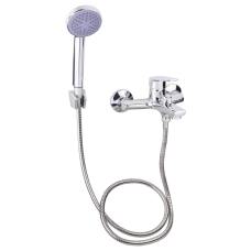 Lidz Gloria 006 Змішувач для ванни Chrome (k35) з душовим гарнітуром LDGLO006CRM35118