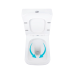 Qtap Aries Унітаз підлоговий Rimless 620×360×800 мм, White, із сидінням Slim Duroplast/Soft-close/Quick Rele