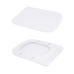 Qtap Aries Унітаз підлоговий Rimless 620×360×800 мм, White, із сидінням Slim Duroplast/Soft-close/Quick Rele