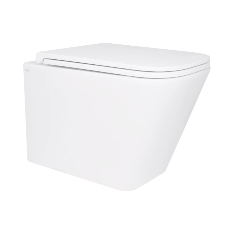 Унітаз підвісний Tern Rimless 490x340x350 мм, White, із сидінням Slim Duropl/Soft-close/Quick Release Qtap