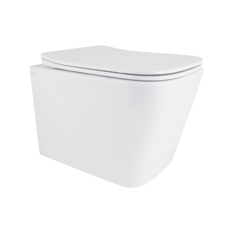 Унітаз підвісний Tern Ultra Quiet 490x365x325 мм, White, із сидінням Slim Duropl/Soft-close/Quick Release Qtap