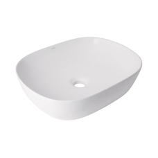 Qtap Aquarius Раковина накладна 470x380x120 мм, White, прямокутна, без донного клапана QT21116302W