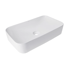 Qtap Tern Раковина накладна 610x350x135 мм, White, прямокутна, без донного клапана QT17118140W