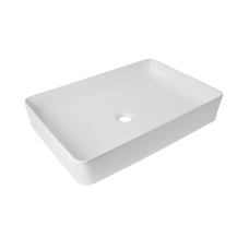 Qtap Tern Раковина накладна 600x400x110 мм, White, прямокутна, без донного клапана QT171180841W