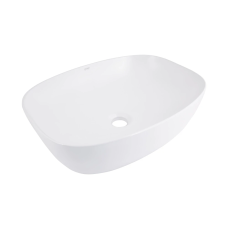 Qtap Cardinal Раковина накладна 600x380x140 мм, White, овальна, без донного клапана QT04116257W