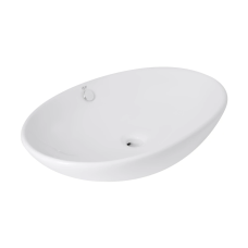 Qtap Dove Раковина накладна 635x420x150 мм, White, овальна, без донного клапана QT06118168W