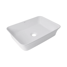 Qtap Virgo N Раковина накладна 560x380x130 мм, White, прямокутна, без донного клапана QT18116308W
