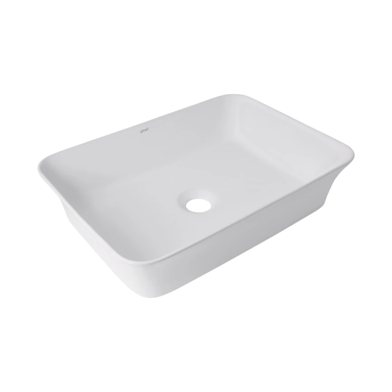 Qtap Virgo N Раковина накладна 560x380x130 мм, White, прямокутна, без донного клапана QT18116308W