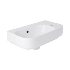 Qtap Tern Раковина підвісна 450x250x158 мм, White, права, прямокутна, без донного клапана QT1711H02LW