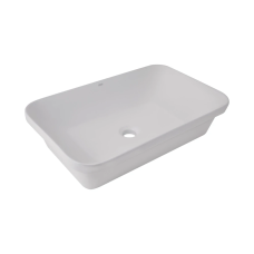 Qtap Scorpio Раковина врізна 615x390x150 мм, White, прямокутна, без донного клапана QT1411K491WN