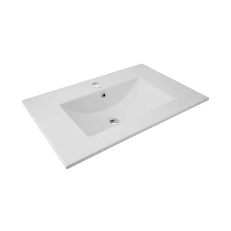 Qtap Albatross Раковина врізна меблева 720x460x180 мм, White, прямокутна, без донного клапана QT01113070