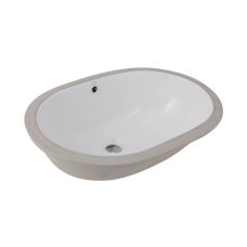 Qtap Stork Раковина врізна 570x390x210 мм, White, овальна, без донного клапана QT15110522W