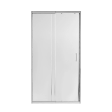 Qtap Taurus Двері в нішу CRM201-11.C6, скло 6 мм Clear, CalcLess, профіль, що регулюється 97-108x185 см, розсувні