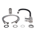 Lidz Aria 015F3 Змішувач для кухні Black (k35) з гнучким виливом LDARI015F3BLA43364