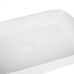 Раковина накладна Scorpio 550х390х120 мм, White, прямокутна, без донного клапана QT14112243WN Qtap