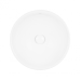 Owl накладна кругла з донним клапаном 400х400х155 мм White Qtap
