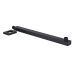 Qtap Trubice Кронштейн для верхнього душу 400 мм, Matt Black прямокутний QTTRU120BLM45929