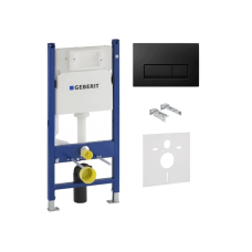 GEBERIT Duofix д/унітаза 458.126.00.1 + клавіша 115.105.DW.1 чорний глянець