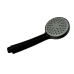 Lidz Nicole 005 Змішувач для ванни Black (k35) з довгим поворотним виливом і душовим гарнітуром LDNIC005BLA4