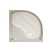 Lidz Набор: Душевая кабина Latwa SC90x90.SAT.HIGH.GR+ Душевой поддон Kapielka ST90x90x41 с панелью