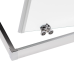 Qtap Presto Душова кабіна CRM1099SP5, 90x90 см, квадратна, скло 5 мм Pear, розсувна, без піддона