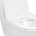 Qtap Robin Унітаз підлоговий Rimless 665x380x845 мм із сидінням Slim Duroplast/Soft-close/ Quick relase White